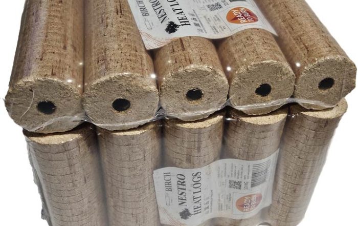 Nestro hardwood heat logs