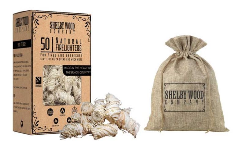 natural firelighters wood wool